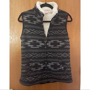 River and Rose Aztec Plush Vest